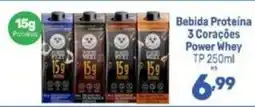 Supermercados Jau Serve Bebida Proteína 3 Corações Power Whey oferta
