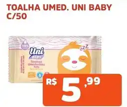 Supermercados Pague Menos Toalha umed. uni baby oferta