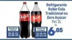Supermercados Jau Serve Refrigerante Roller Cola Tradicional ou Zero Açúcar oferta