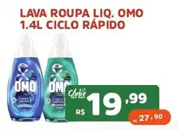 Supermercados Pague Menos Lava roupa liq. omo 1.4l ciclo rápido oferta
