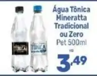 Supermercados Jau Serve Água Tônica Mineratta Tradicional ou Zero oferta