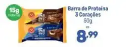 Supermercados Jau Serve Barra de Proteína 3 Corações oferta
