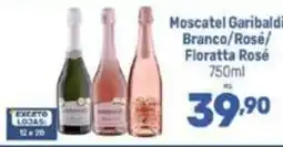 Supermercados Jau Serve MoscateL Garibaldi Branco/Rosé/Floratta Rosé oferta