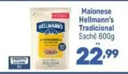 Supermercados Jau Serve Maionese hellmann's tradicional sachê oferta