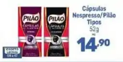 Supermercados Jau Serve Cápsulas Nespresso/Pilão oferta