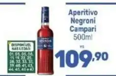 Supermercados Jau Serve Aperitivo Negroni Campari oferta