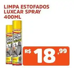 Supermercados Pague Menos limpa estofados luxcar spray oferta