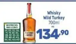 Supermercados Jau Serve Whisky Wild Turkey oferta