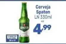 Supermercados Jau Serve Cerveja Spaten LN oferta