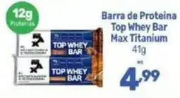 Supermercados Jau Serve Barra de Proteina Top Whey Bar Max Titanium oferta
