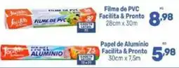 Supermercados Jau Serve Filme de pvc facilita e pronto oferta