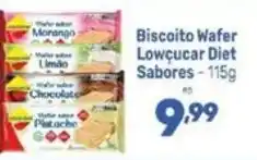 Supermercados Jau Serve Biscoito Wafer Lowcugar Diet Sabores oferta