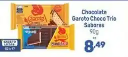 Supermercados Jau Serve Chocolate Garoto Choco Trio Sabores oferta