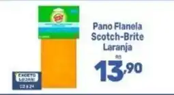 Supermercados Jau Serve Pano Flanela Scotch-Brite Laranja oferta