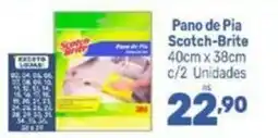 Supermercados Jau Serve Pano de Pia Scotch-Brite oferta