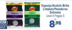 Supermercados Jau Serve Esponja scotch-brite limpeza pesada ou extrema oferta