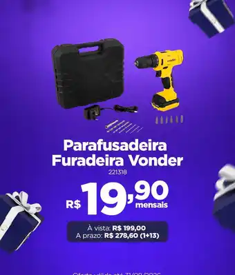 Parafusadeira Furadeira Vonder