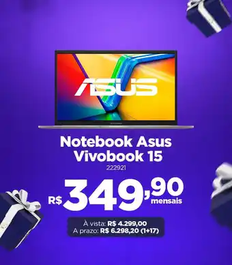 Notebook Asus Vivobook 15