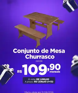 Berlanda Conjunto de Mesa Churrasco oferta