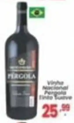 Primor Supermercado vinho nacional pergola tinto suave oferta