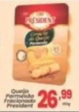 Primor Supermercado Queijo Parmesão Fracionada President oferta