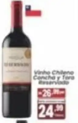Primor Supermercado Vinho Chileno Concha y Toro Reservado oferta