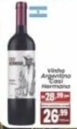 Primor Supermercado Vinho Argentino Casi Hermano oferta