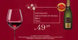 Big Box Espumante Argentino M Mumm Brut oferta