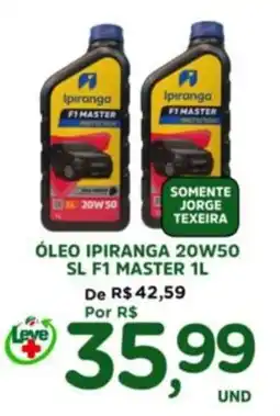 Araújo Supermercados Óleo ipiranga 20w50 sl f1 master 1l oferta