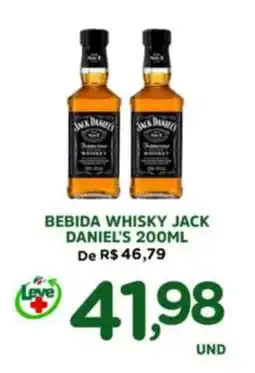 Araújo Supermercados Bebida whisky jack daniel's oferta