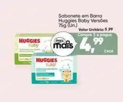 Imec Supermercados Sabonete em barra huggies baby versões oferta