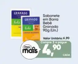 Imec Supermercados Sabonete em barra bebê granado oferta