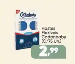 Imec Supermercados Hastes flexiveis cottonbaby oferta