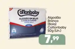 Imec Supermercados Algodão branco (bola) cottonbaby oferta