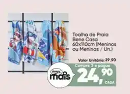 Imec Supermercados Toalha de Praia Bene Casa oferta