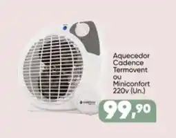 Imec Supermercados Aquecedor Cadence Termovent ou Miniconfort oferta