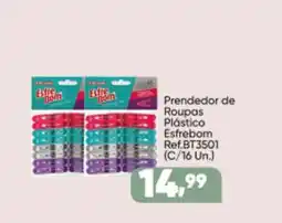Imec Supermercados Prendedor de Roupas Plástico Esfrebom oferta