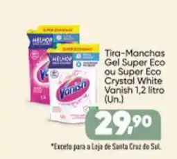 Imec Supermercados Tira-Manchas Gel Super Eco ou Super Eco Crystal White Vanish oferta
