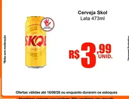 Oriundi Cerveja Skol oferta
