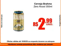 Oriundi Cerveja Brahma Zero Álcool oferta