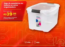 Le Biscuit Jogo de assadeiras ou boleira ou caixa organizadora oferta