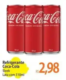 Atacadão Refrigerante Coca-Cola Sleek oferta