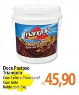Atacadão Doce Pastoso Triangulo Com Leite e Chocolate/ Com leite oferta