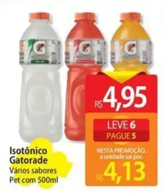 Atacadão Isotônico gatorade vários sabores oferta