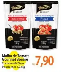 Atacadão molho de tomate gourmet bonare tradicional/pizza oferta
