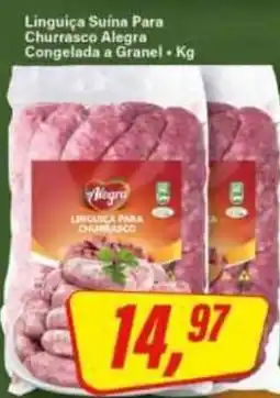 Rede Supermarket Linguiça Suína Para Churrasco Alegre oferta