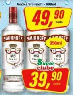 Rede Supermarket Vodka smirnoff oferta