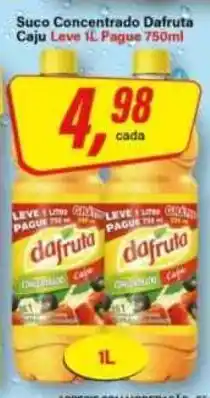 Rede Supermarket Suco concentrado dafruta caju leve oferta