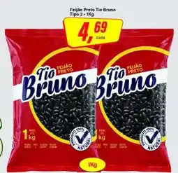 Rede Supermarket Feijão Preto Tio Bruno oferta