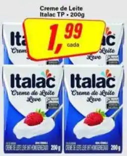 Rede Supermarket Creme de Leite Italac TP oferta